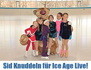 Fototermin mit Sid: Das berühmte Faultier macht Werbung für Ice Age Live - in Olympiahalle München vom 06.02.-09.02.2014  (©Foto: Martin Schmitz)